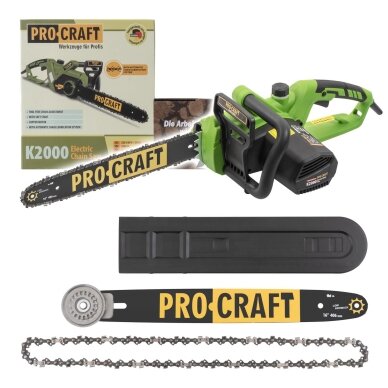 Grandininis pjūklas „ProCraft K2000” Grandininis pjūklas „ProCraft K2000”