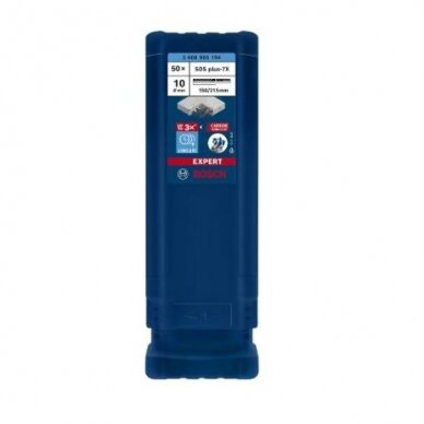 Grąžtas betonui Bosch SDS-plus, 10x150x215mm, 50 vnt. 2608900194 Grąžtas betonui Bosch SDS-plus, 10x150x215mm, 50 vnt. 2608900194