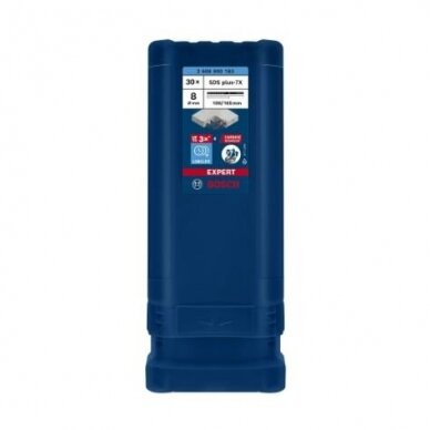 Grąžtas betonui Bosch SDS-plus, 8x100x165mm, 30 vnt. 2608900183 Grąžtas betonui Bosch SDS-plus, 8x100x165mm, 30 vnt. 2608900183