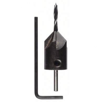 Grąžtas medienai Bosch, 3 mm, 1 vnt. 2608595345 Grąžtas medienai Bosch, 3 mm, 1 vnt. 2608595345