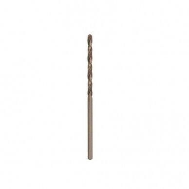 Grąžtas metalui Bosch HSS-Co STANDARD, DIN 338, 2,5x57 mm, 5 vnt., 2608585841 Grąžtas metalui Bosch HSS-Co STANDARD, DIN 338, 2,5x57 mm, 5 vnt., 2608585841