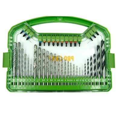 Grąžtų ir antgalių rinkinys „ProCraft DBS-101” 2 Grąžtų ir antgalių rinkinys „ProCraft DBS-101” 2