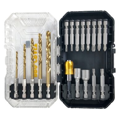 Grąžtų ir antgalių rinkinys „ProCraft DBS-18” 6 Grąžtų ir antgalių rinkinys „ProCraft DBS-18” 6