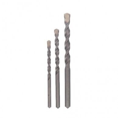 Grąžtų komplektas betonui Bosch Silver Percussion, 5-8 mm, 3 vnt. 2608597709 Grąžtų komplektas betonui Bosch Silver Percussion, 5-8 mm, 3 vnt. 2608597709