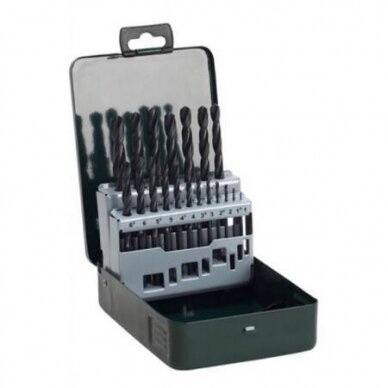 Grąžtų komplektas metalui Bosch HSS-R, 1-10 mm, 19 vnt., 2607019435 Grąžtų komplektas metalui Bosch HSS-R, 1-10 mm, 19 vnt., 2607019435