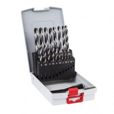 Grąžtų komplektas metalui Bosch PointTeQ, 1-10 mm, 19 vnt., 2608577351 Grąžtų komplektas metalui Bosch PointTeQ, 1-10 mm, 19 vnt., 2608577351