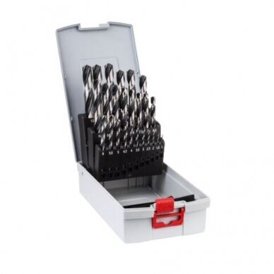 Grąžtų komplektas metalui Bosch PointTeQ, 1-13 mm, 25 vnt., 2608577352 Grąžtų komplektas metalui Bosch PointTeQ, 1-13 mm, 25 vnt., 2608577352