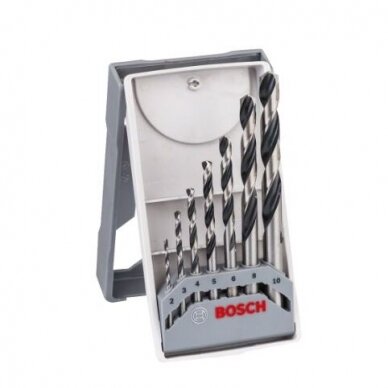 Grąžtų komplektas metalui Bosch PointTeQ, 2-10 mm, 7 vnt., 2608577347 Grąžtų komplektas metalui Bosch PointTeQ, 2-10 mm, 7 vnt., 2608577347