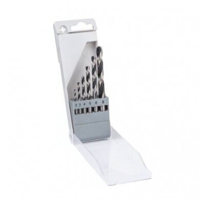 Grąžtų komplektas metalui Bosch PointTeQ, 2-8 mm, 6 vnt., 2608577346 Grąžtų komplektas metalui Bosch PointTeQ, 2-8 mm, 6 vnt., 2608577346