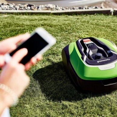 GREENWORKS OPTIMOW 15 VEJOS PJOVIMO ROBOTAS (iki 1 500 m2 ploto vejoms) 4 GREENWORKS OPTIMOW 15 VEJOS PJOVIMO ROBOTAS (iki 1 500 m2 ploto vejoms) 4