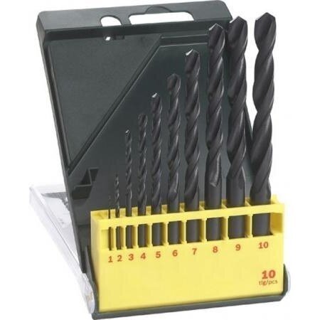 Grąžtų komplektas metalui Bosch HSS-R, 1-10 mm, 10 vnt., 2607019442 Grąžtų komplektas metalui Bosch HSS-R, 1-10 mm, 10 vnt., 2607019442