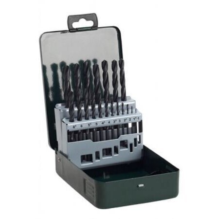 Grąžtų komplektas metalui Bosch HSS-R, 1-10 mm, 19 vnt., 2607019435 Grąžtų komplektas metalui Bosch HSS-R, 1-10 mm, 19 vnt., 2607019435