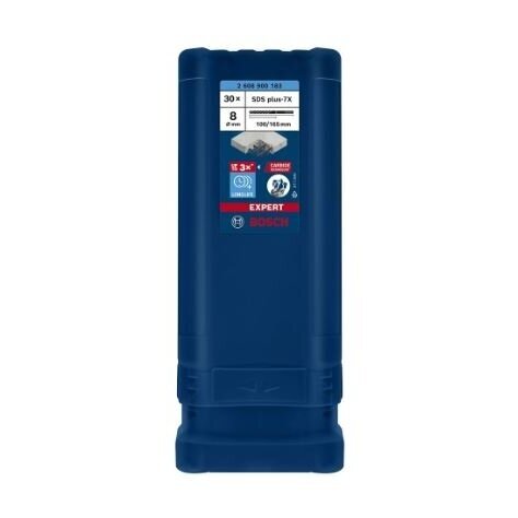 Grąžtas betonui Bosch SDS-plus, 8x100x165mm, 30 vnt. 2608900183