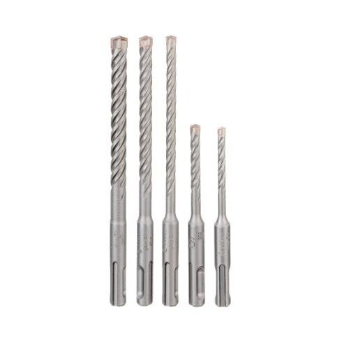 Grąžtų komplektas Bosch SDS plus-5X, 5 vnt., 5/6/6/8/10 mm, 2608833910 Grąžtų komplektas Bosch SDS plus-5X, 5 vnt., 5/6/6/8/10 mm, 2608833910