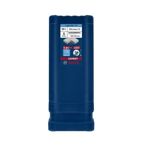 Grąžtas betonui Bosch SDS-plus, 5x100x165mm, 30 vnt. 2608900179 Grąžtas betonui Bosch SDS-plus, 5x100x165mm, 30 vnt. 2608900179