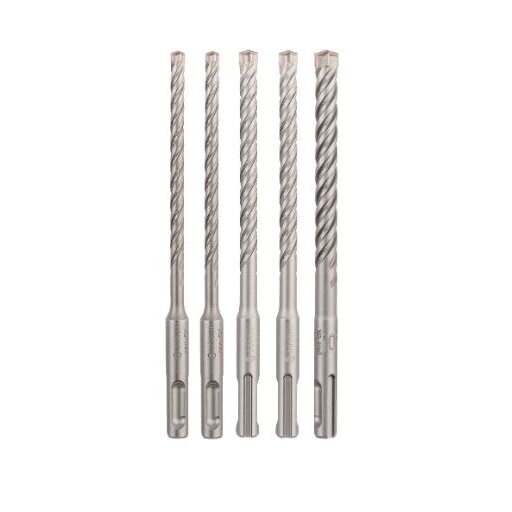 Grąžtų komplektas Bosch SDS plus-5X, 5 vnt., 6/6/8/8/10 mm, 2608833911