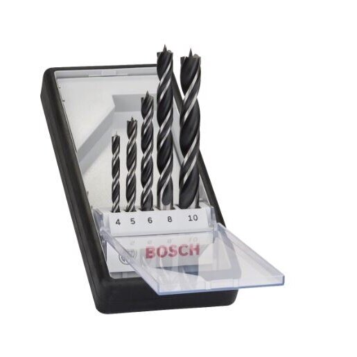 Grąžtų komplektas medienai Bosch, 4-10 mm, 5 vnt. 2607010527 Grąžtų komplektas medienai Bosch, 4-10 mm, 5 vnt. 2607010527