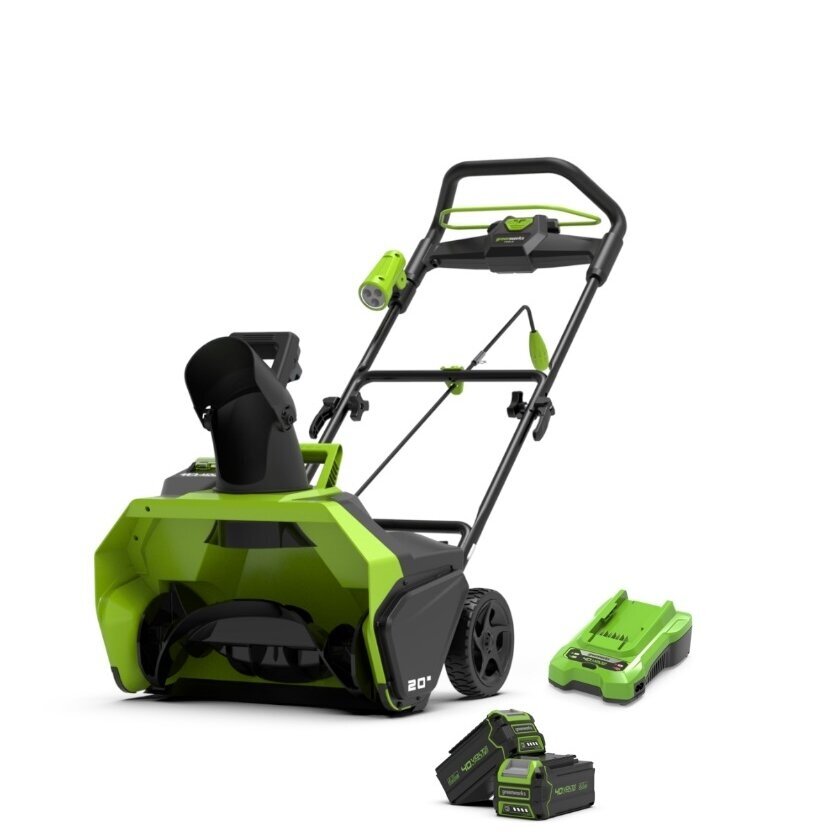 Greenworks gd40stUBXF SNIEGO VALYTUVAS (40V su 2 x 4Ah akumuliatoriumi ir krovikliu) Greenworks gd40stUBXF SNIEGO VALYTUVAS (40V su 2 x 4Ah akumuliatoriumi ir krovikliu)