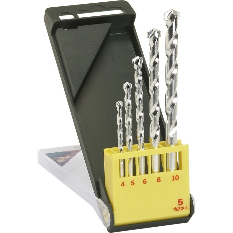 Grąžtų komplektas akmeniui Bosch, HM, 4-10 mm, 5 vnt., 2607019438 Grąžtų komplektas akmeniui Bosch, HM, 4-10 mm, 5 vnt., 2607019438