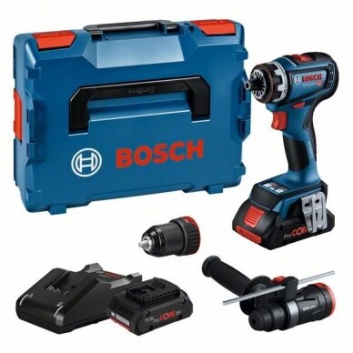 Bosch GSR 18V-90 FC akumuliatorinis suktuvas, 2x4.0Ah PC ,GAL 18V-40 GFA 18-M/H LB Bosch GSR 18V-90 FC akumuliatorinis suktuvas, 2x4.0Ah PC ,GAL 18V-40 GFA 18-M/H LB