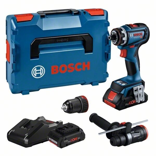 Bosch GSR 18V-90 FC akumuliatorinis suktuvas, 2x4.0Ah PC ,GAL 18V-40 GFA 18-M/H LB Bosch GSR 18V-90 FC akumuliatorinis suktuvas, 2x4.0Ah PC ,GAL 18V-40 GFA 18-M/H LB