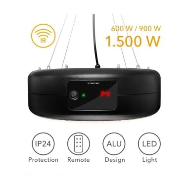 Halogeninis infraraudonųjų spindulių šildytuvas Trotec IR 1550 SC