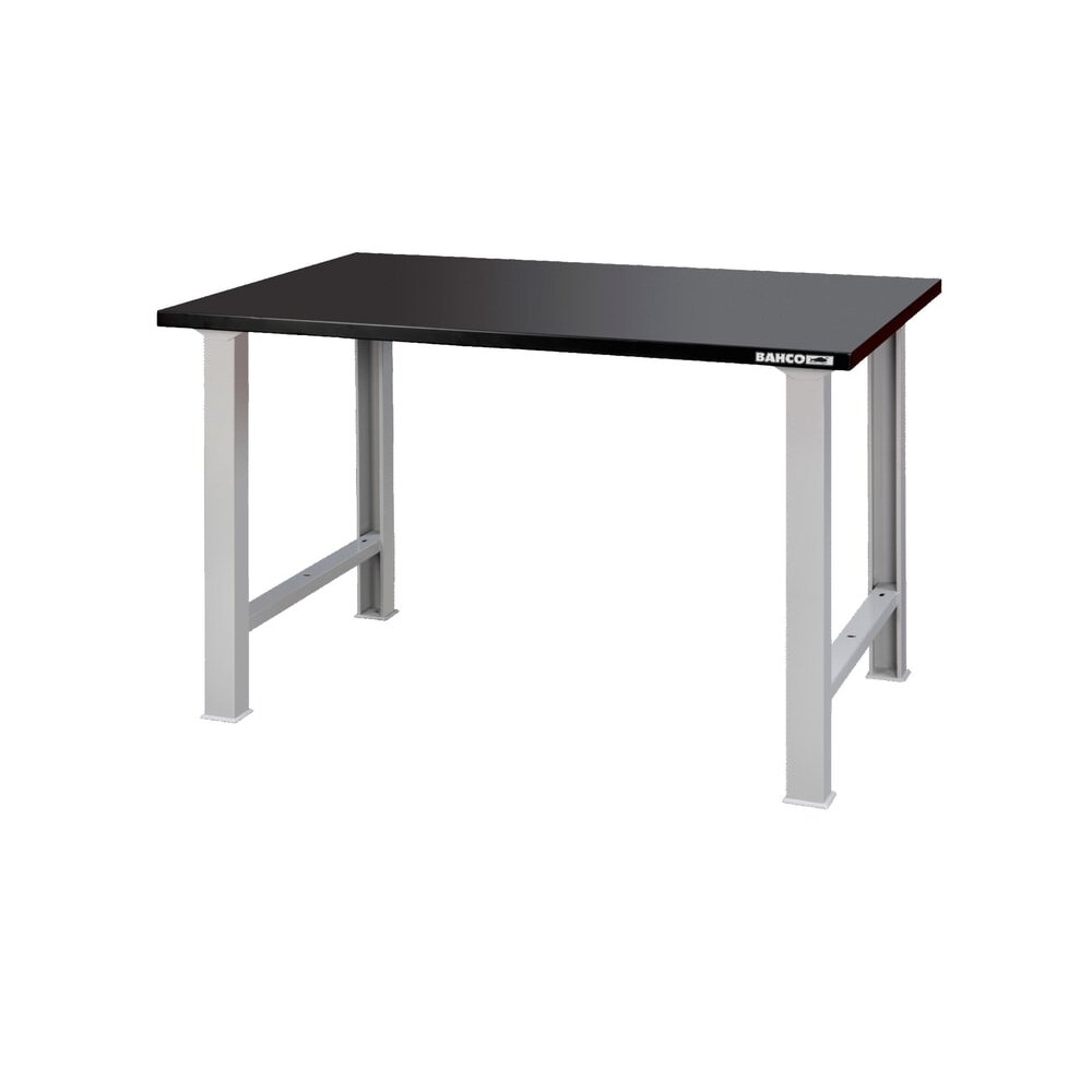 Heavy duty workbench 1800mm with steel top black Heavy duty workbench 1800mm with steel top black