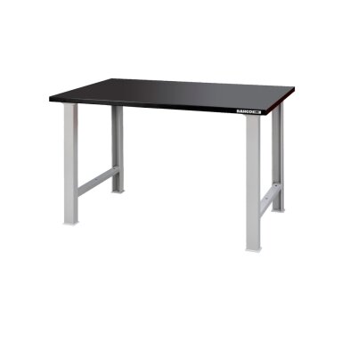 Heavy duty workbench 1800mm with steel top black Heavy duty workbench 1800mm with steel top black