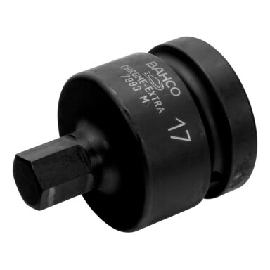 Hexagonal tip socket driver 7993M 19mm 1"