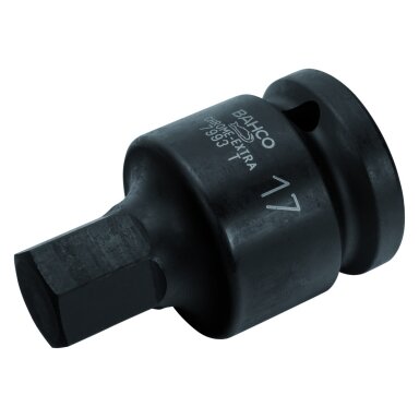Hexagonal tip socket driver 7993T 14mm 3/4"