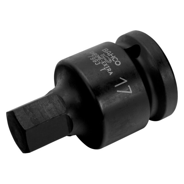 Hexagonal tip socket driver 7993T 17mm 3/4" Hexagonal tip socket driver 7993T 17mm 3/4"
