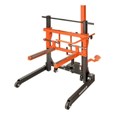 Hidraulinis sunkvežimių ratų vežimėlis 600kg. min:300mm,max:1300mm
