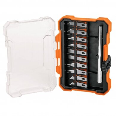 Hobby peilių rinkinys su dėklu, 11vnt Truper® Hobby peilių rinkinys su dėklu, 11vnt Truper®