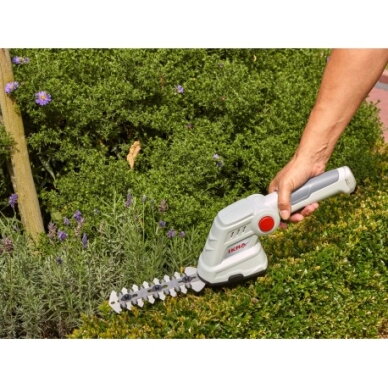 Ikra akumuliatorinės žolės ir krūmų genėjimo žirklės 3,6 V, 80 / 160 mm peiliai, IGBS 3.6 USB 6