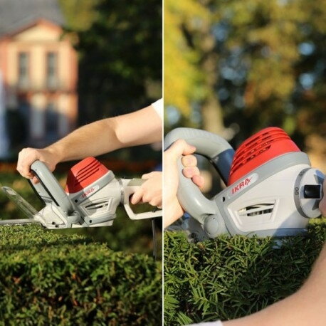 Ikra elektrinės gyvatvorių žirklės 600 W, 62,5 cm pjovimo ilgis, IHS 600 1