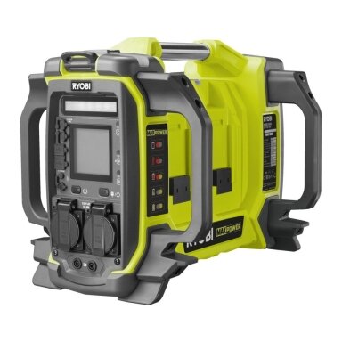 Inverterinis generatorius veikiantis nuo akumuliatorių Ryobi RY36BI1800A-0 PowerHub, 36V 1800W Inverterinis generatorius veikiantis nuo akumuliatorių Ryobi RY36BI1800A-0 PowerHub, 36V 1800W