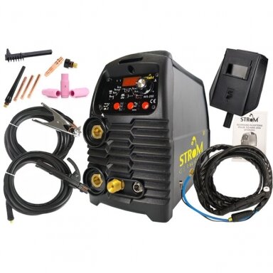 Suvirinimo aparatas PULSE TIG+MMA 200A, 220V (STWS200) Suvirinimo aparatas PULSE TIG+MMA 200A, 220V (STWS200)