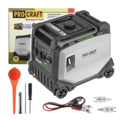 Inverterinis generatorius  „ProCraft IGP45" 11
