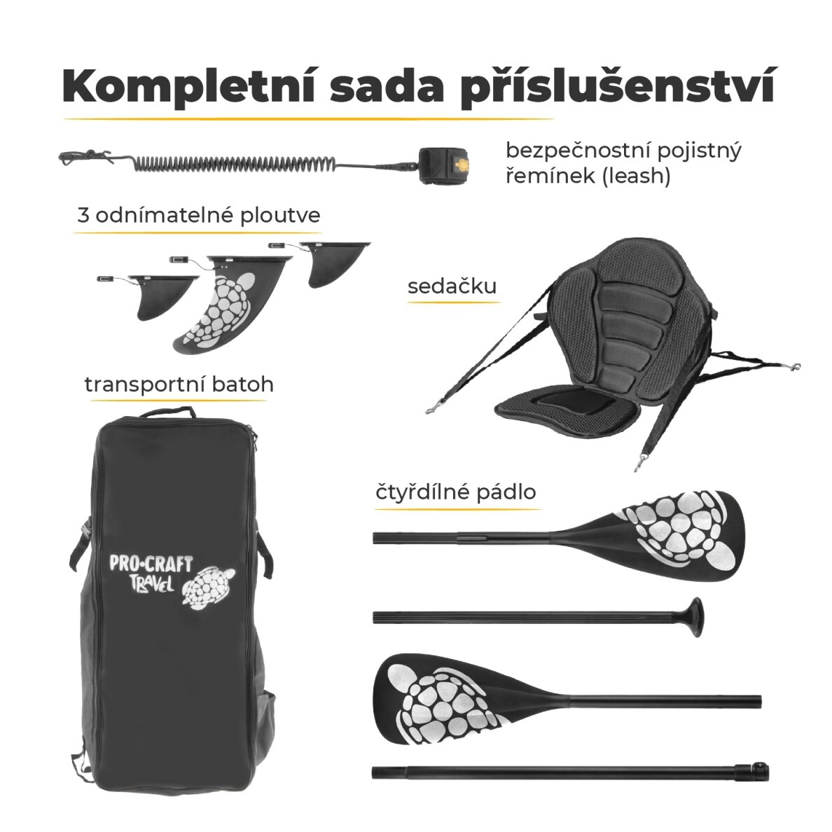 Irklentė „ProCraft Travel SUP350" 19 Irklentė „ProCraft Travel SUP350" 19