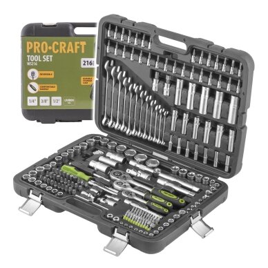 Įrankių rinkinys „ProCraft WS216” Įrankių rinkinys „ProCraft WS216”