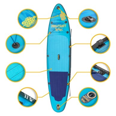 Irklentė „ProCraft Travel SUP350" 2 Irklentė „ProCraft Travel SUP350" 2