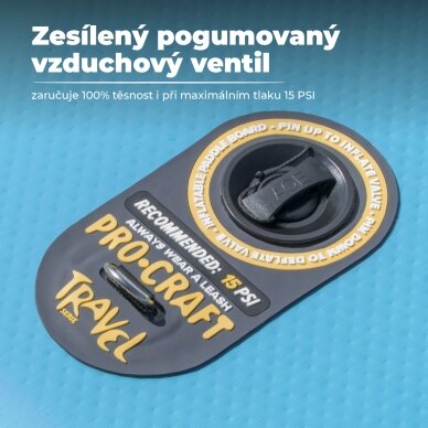Irklentė „ProCraft Travel SUP350" 8 Irklentė „ProCraft Travel SUP350" 8
