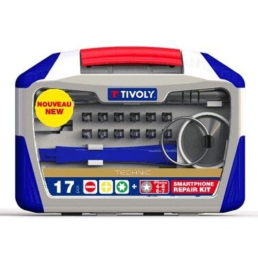 Išmaniųjų telefonų ir planšetinių kompiuterių taisymo įrankių rinkinys 17 vnt. TIVOLY