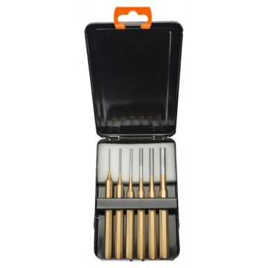 Išmušėjų rinkinys Ø 2 3 4 5 6 8 mm 150mm 6 vnt Išmušėjų rinkinys Ø 2 3 4 5 6 8 mm 150mm 6 vnt
