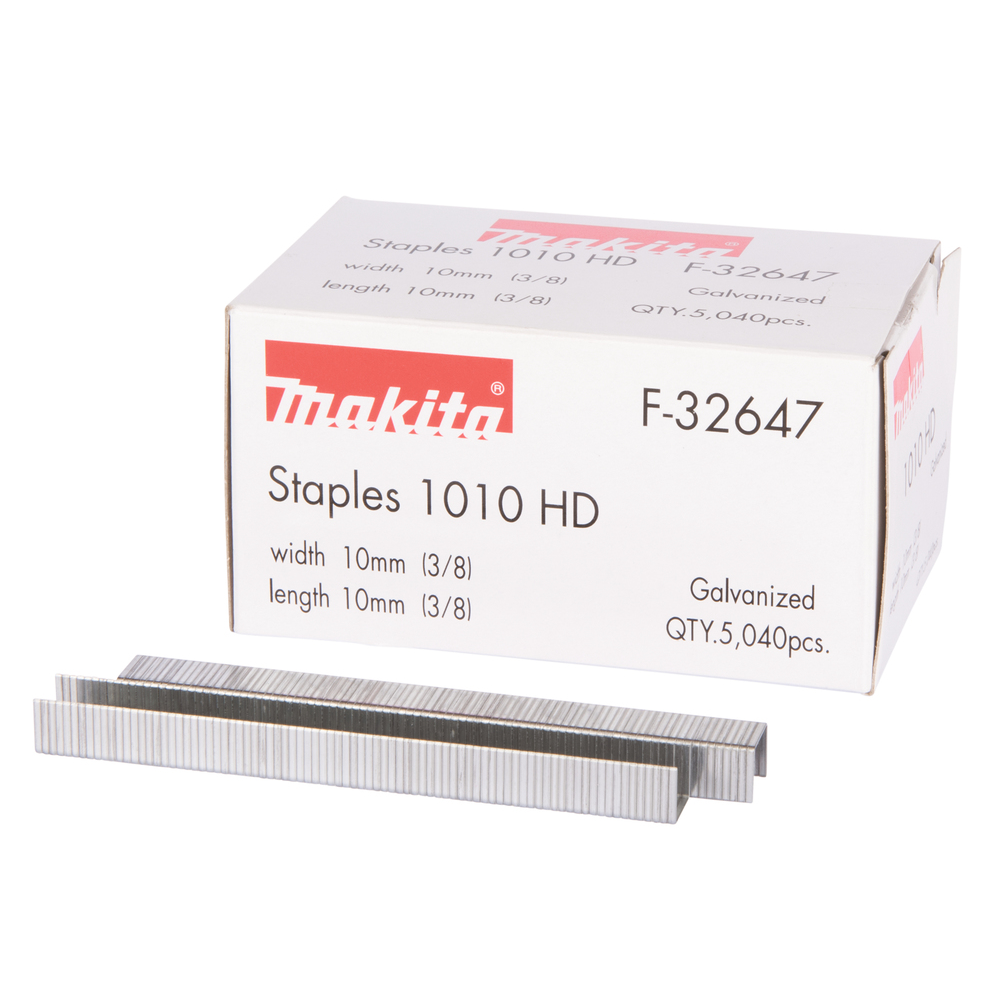 Kabės Makita F-32647, 10 x 10 mm, 5040 vnt Kabės Makita F-32647, 10 x 10 mm, 5040 vnt