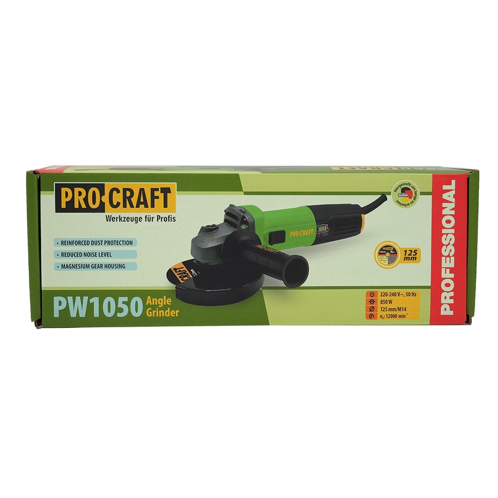 Kampinis šlifuoklis „ProCraft PW1050” 1