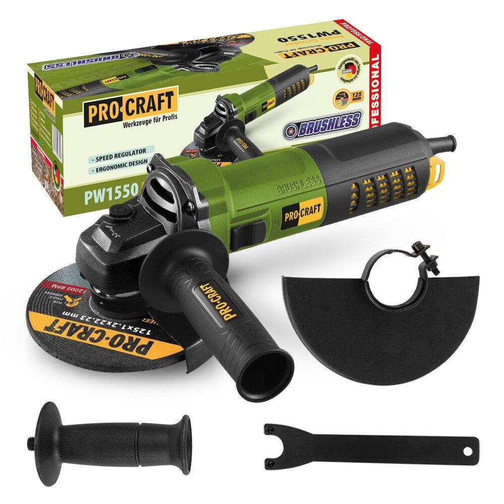 Kampinis šlifuoklis „ProCraft PW1550”