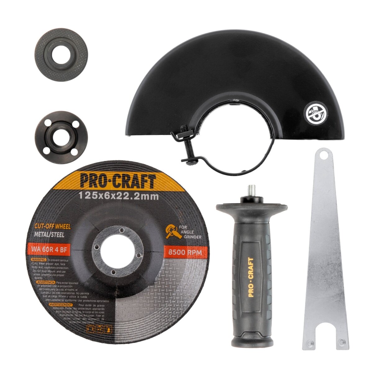 Kampinis šlifuoklis „ProCraft PGA22-BB” 8