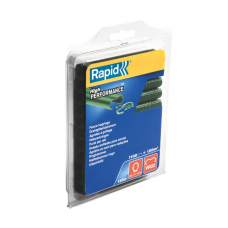 Kabės sukabinimo Rapid VR22 cinkuotos, dengtos žaliu plastiku | 1100vnt.