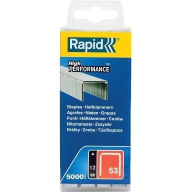 Kabės Nr53 12mm 5000 vnt plastikinė dėžutė